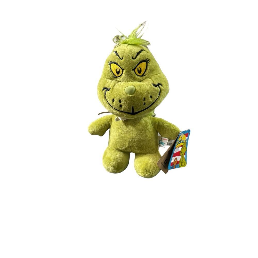 DR. SEUSS GRINCH Chubs 8.5” STUFFED ANIMAL Plush ECO FRIENDLY - NEW WITH TAGS